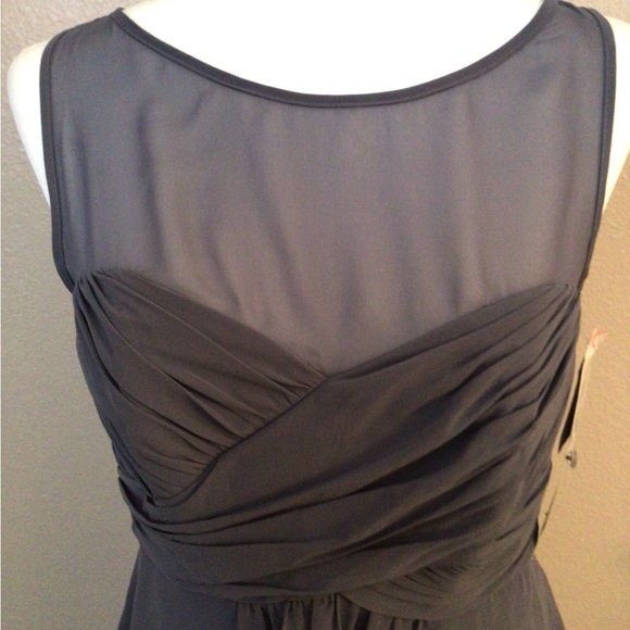 Alfred Angelo Gray Sleeveless Dress - Picture 2 of 5